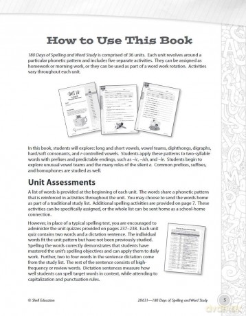 180 Days of Spelling and Word Study for Third Grade: Practice, Assess, Diagnose (180 Days of Practice) - Shireen Pesez Rhoades [KSIĄŻKA]