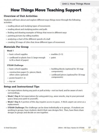 180 Days: Hands-On STEAM for Grade 1: Practice, Assess, Diagnose (180 Days of Practice) - Kristi Sturgeon [KSIĄŻKA]