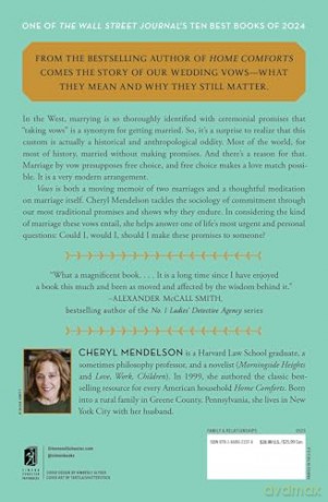 Vows: The Modern Genius of an Ancient Rite - Cheryl Mendelson [KSIĄŻKA]
