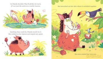Wanda the Warthog who Worried - Frances Stickley [KSIĄŻKA]