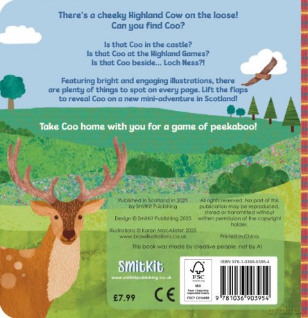 Peekaboo Coo - A Lift-the-Flap Board Book - Rachel McGaw [KSIĄŻKA]