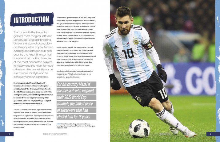 Lionel Messi Football Fan Book - Iain Spragg [KSIĄŻKA]