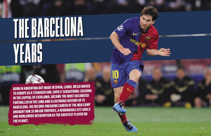 Lionel Messi Football Fan Book - Iain Spragg [KSIĄŻKA]