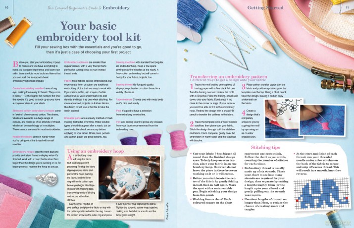 The Compact Beginner's Guide Embroidery: Everything you need to start creating today (Compact Guides) - Esme Clemo [KSIĄŻKA]