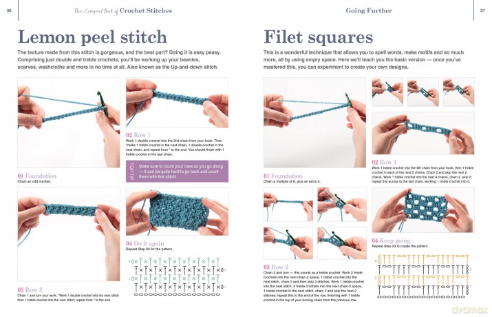 The Compact Book of Crochet Stitches: Everything you need to start creating today (Compact Guides) - Katherine Marsh [KSIĄŻKA]