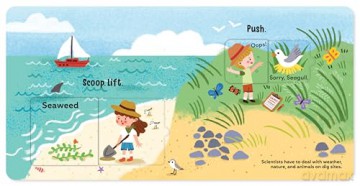 Digging for Dinosaurs At the Beach: An Interactive Lift the Flap Dinosaur Board Book for Toddlers (Seek-and-Peek) - June Smalls [KSIĄŻKA]