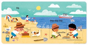 Digging for Dinosaurs At the Beach: An Interactive Lift the Flap Dinosaur Board Book for Toddlers (Seek-and-Peek) - June Smalls [KSIĄŻKA]