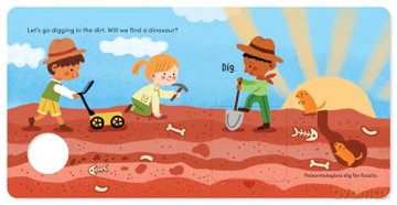 Digging for Dinosaurs: An Interactive Lift the Flap Dinosaur Board Book for Toddlers (Seek-and-Peek) - June Smalls [KSIĄŻKA]
