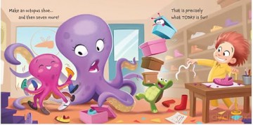 Today Is a Wacky Wow, Squiggle Giggle, Noodle Caboodle Day! - Layla Sutton [KSIĄŻKA]