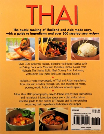 Thai: The Exotic Cooking of Thailand and Asia Made Easy, with a Guide to Ingredients and Over 300 Step-by-step Recipes - Becky Johnson [KSIĄŻKA]