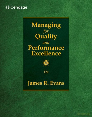 Managing for Quality and Performance Excellence - James Evans [KSIĄŻKA]