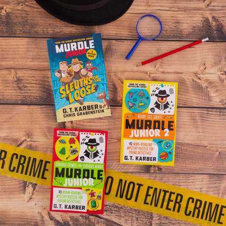 Murdle Junior 2: Ready, Set, Solve!: 40 Mind-Boggling Mystery Puzzles for Young Detectives - G. T. Karber [KSIĄŻKA]