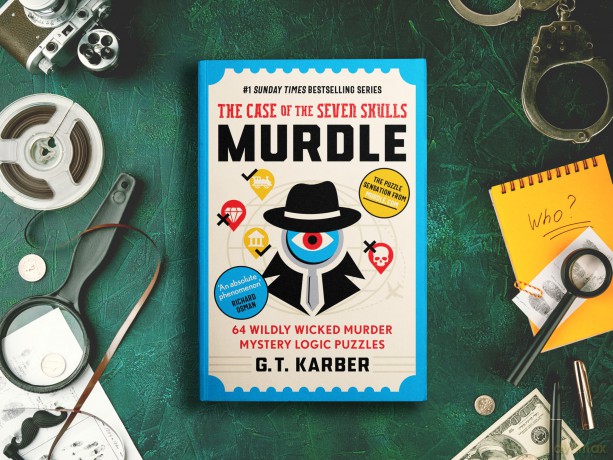 Murdle: The Case of the Seven Skulls: THE SUNDAY TIMES BESTSELLING SERIES: 64 Wildly Wicked Murder Mystery Logic Puzzles (Book 5) (Murdle Puzzle Series) - G. T. Karber [KSIĄŻKA]