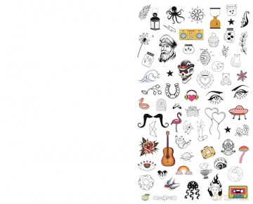 Temporary Tattoos (Includes over 300 designs to choose from) [KSIĄŻKA]