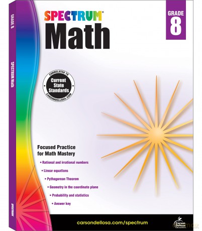 Spectrum Math, Grade 8 - Spectrum [KSIĄŻKA]