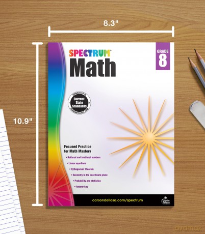 Spectrum Math, Grade 8 - Spectrum [KSIĄŻKA]