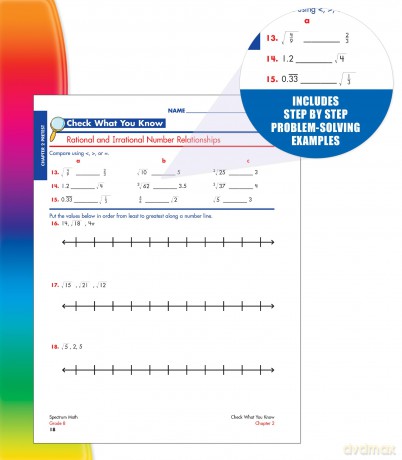 Spectrum Math, Grade 8 - Spectrum [KSIĄŻKA]