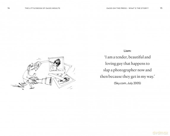 The Little Book of Oasis Insults: The hilarious and unofficial book of Gallagher Brothers' quotes - Jake James [KSIĄŻKA]