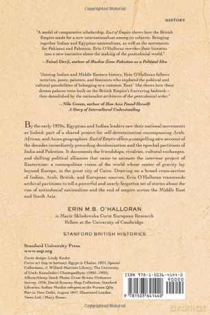 East of Empire: Egypt, India, and the World between the Wars (Stanford British Histories) - Erin M.B. O'Halloran [KSIĄŻKA]