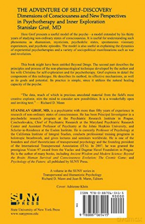 The Adventure of Self-Discovery: Dimensions of Consciousness and New Perspectives in Psychotherapy and Inner Exploration (Suny Series in Transpersonal and Humanistic Psychology) - Stanislav Grof [KSIĄŻKA]