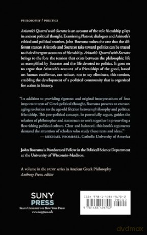 Aristotle's Quarrel with Socrates: Friendship in Political Thought (SUNY series in Ancient Greek Philosophy) - John Boersma [KSIĄŻKA]