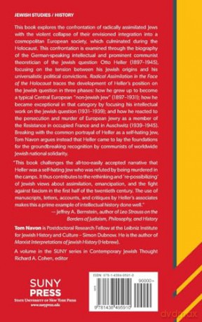 Radical Assimilation in the Face of the Holocaust: Otto Heller (1897-1945) (SUNY series in Contemporary Jewish Thought) - Tom Navon [KSIĄŻKA]