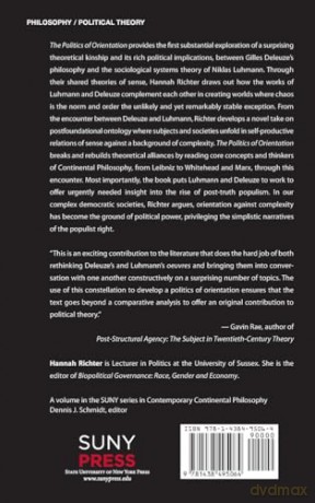 The Politics of Orientation: Deleuze Meets Luhmann (SUNY series in Contemporary Continental Philosophy) - Hannah Richter [KSIĄŻKA]