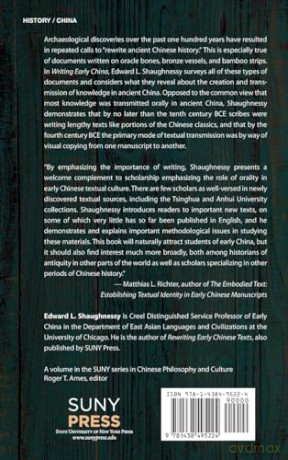 Writing Early China (SUNY series in Chinese Philosophy and Culture) - Edward L. Shaughnessy [KSIĄŻKA]