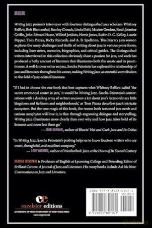 Writing Jazz: Conversations with Critics and Biographers (Excelsior Editions) - Sascha Feinstein [KSIĄŻKA]