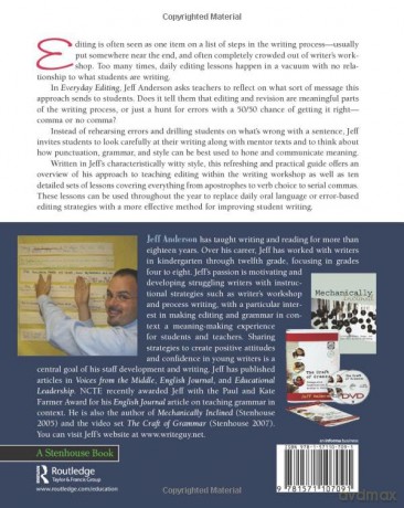 Everyday Editing: Inviting Students to Develop Skill and Craft in Writer's Workshop - Jeff Anderson [KSIĄŻKA]