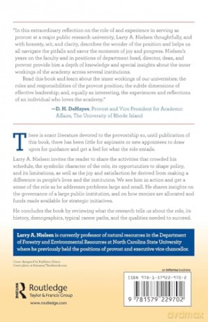 Provost: Experiences, Reflections and Advice From a Former "Number Two" on Campus - Larry A. Nielsen [KSIĄŻKA]
