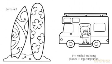 Happy Summer Colouring Book (Big Colouring) - Jade Crafty [KSIĄŻKA]