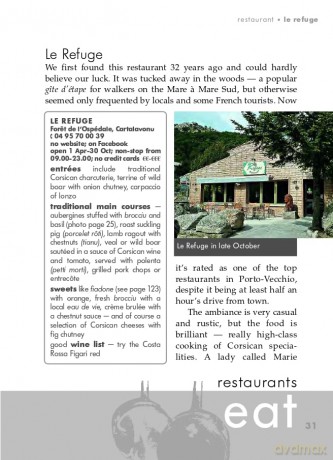 Corsica Sunflower Walk and Eat Guide: Walks, Restaurants and Recipes (Sunflower Guides) - Pat Underwood [KSIĄŻKA]