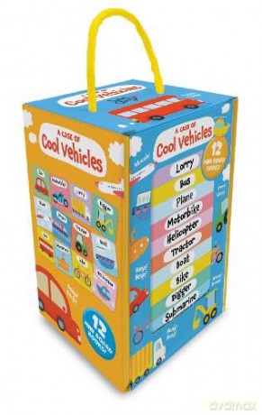 A Case of Cool Vehicles: 12 Title Board Book Collection Carry Case, Ideal for Holidays and Early Learning and Preschool Ages [KSIĄŻKA]