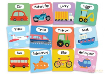 A Case of Cool Vehicles: 12 Title Board Book Collection Carry Case, Ideal for Holidays and Early Learning and Preschool Ages [KSIĄŻKA]