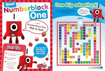 Numberblocks Activity Annual 1: Perfect for Fans of the Numberblocks Series! Filled with Puzzles, Games and Quizzes, Ideal for Early Learning (Numberblocks: 5 Fun Activity Annuals Set) - Numberblocks [KSIĄŻKA]