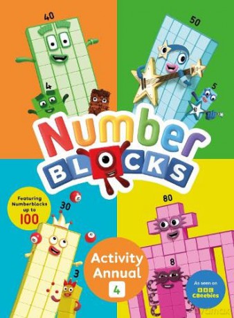 Numberblocks Activity Annual 4: Perfect for Fans of the Numberblocks Series! Filled with Puzzles, Games and Quizzes, Ideal for Early Learning (Numberblocks: 5 Fun Activity Annuals Set) - Numberblocks [KSIĄŻKA]