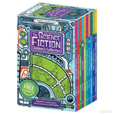 Sci-Fi Classics Children's Collection - 10 Book Box Set Abridged for Ages 7+ (The Science Fiction Children's Classics Collection) - Ned Hartley [KSIĄŻKA]