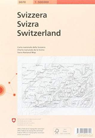 Switzerland - national map [KSIĄŻKA]