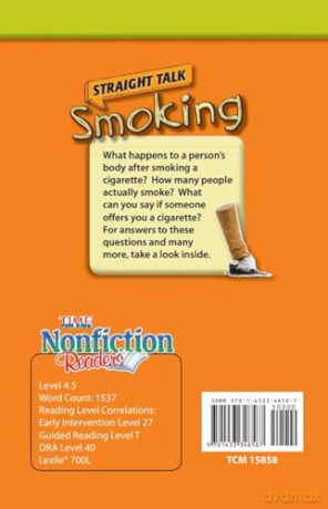 Straight Talk: Smoking (TIME FOR KIDS(R) Nonfiction Readers) (TIME FOR KIDS: Informational Text) - Stephanie Paris [KSIĄŻKA]