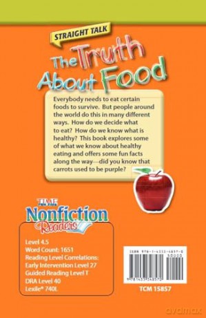 Straight Talk: The Truth About Food (TIME FOR KIDS(R) Nonfiction Readers) (TIME FOR KIDS: Informational Text) - Stephanie Paris [KSIĄŻKA]