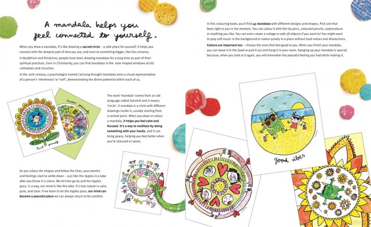 The Colour Monster: Mindfulness: A feel-good activity book with 45 mandalas to colour - Anna Llenas [KSIĄŻKA]