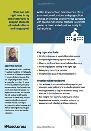 Using Home Language as a Resource in the Classroom: A Guide for Teachers of English Learners - Kate Paterson [KSIĄŻKA]