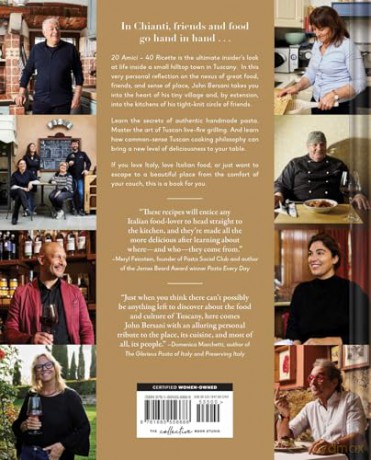 20 Amici - 40 Ricette (20 Friends - 40 Recipes): Friends and Food from the Heart of Chianti - John Bersani [KSIĄŻKA]