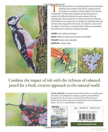 Nature in Ink and Coloured Pencil - Helen Hanson [KSIĄŻKA]