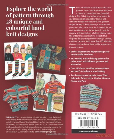 Pattern: Hand Knitting Designs from Around the World - Sue Bradley [KSIĄŻKA]