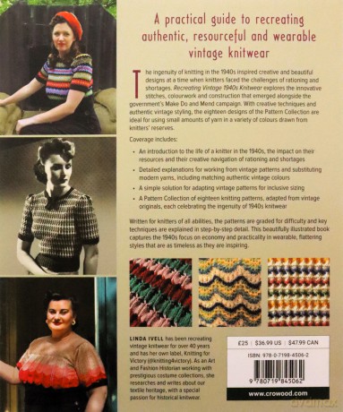 Recreating Vintage 1940s Knitwear: Celebrating the Ingenuity of the Make-Do Spirit - Linda Ivell [KSIĄŻKA]