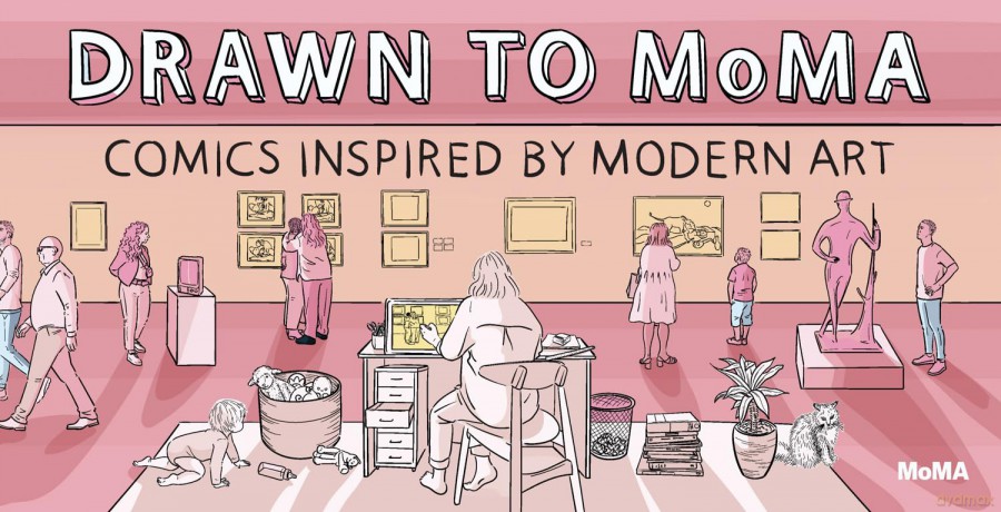 Drawn to MoMA: Comics Inspired by Modern Art - Alex Halberstadt [KSIĄŻKA]