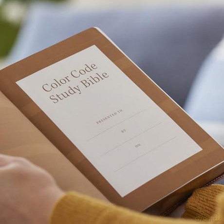 Color Code Study Bible, Revealing God's Truth Color by Color (NKJV, Brown Leathersoft, Red Letter) - Thomas Nelson [KSIĄŻKA]
