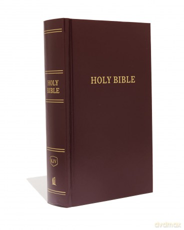 KJV, Pew Bible, Large Print, Hardcover, Burgundy, Red Letter, Comfort Print - Thomas Nelson [KSIĄŻKA]